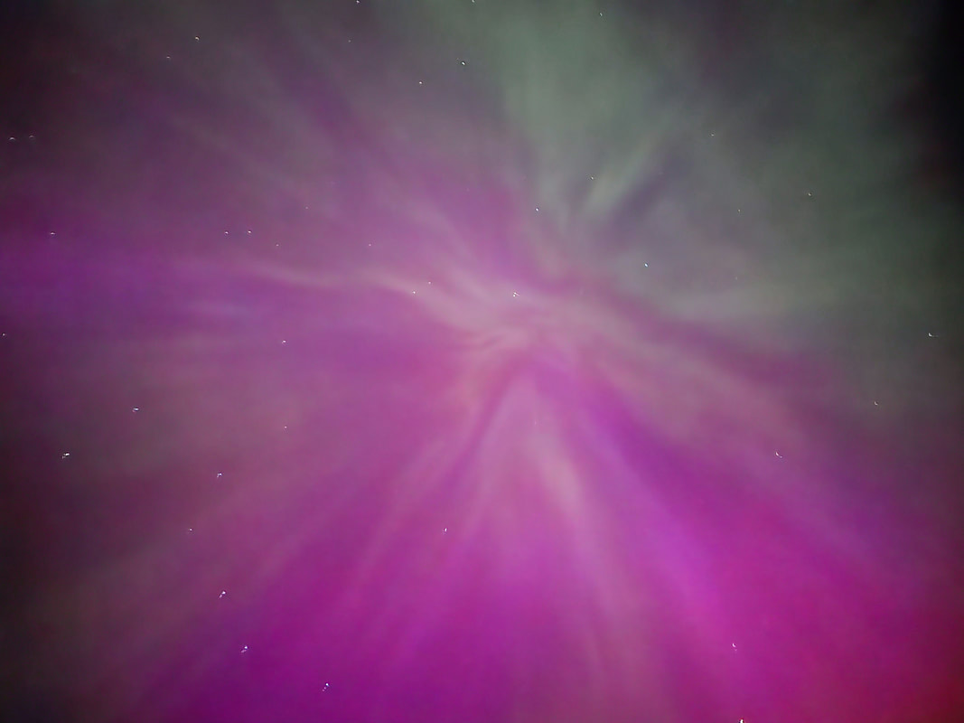 Captivating photo of the Northern Lights colorful display on May 10th 2024