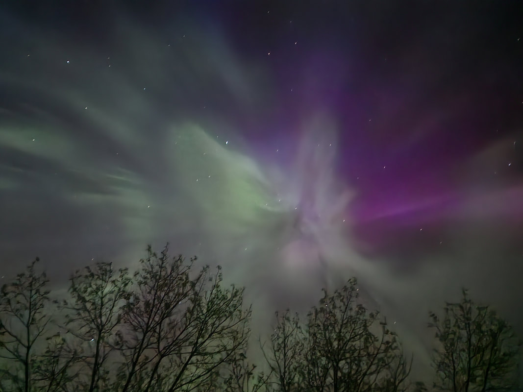 PicCaptivating photo of the Northern Lights colorful display on May 10th 2024ture